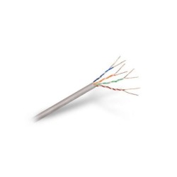 Cavo di rete Aisens RJ45 Cat.5e UTP rigido AWG24 - Bobina da 305 m per installazione - Colore grigio
