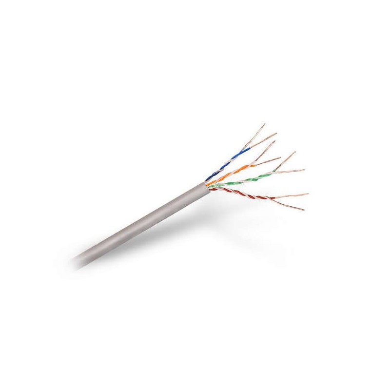Cavo di rete Aisens RJ45 Cat.5e UTP rigido AWG24 - Bobina da 305 m per installazione - Colore grigio Cavo di rete Aisens RJ45 Cat.5e UTP rigido AWG24 - Bobina da 305 m per installazione - Colore grigio