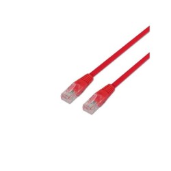 Cavo di rete Aisens Patch Cord RJ45 Cat.6 UTP AWG24 - 0,5 m - 10/100/1000 Mbit/s - Colore rosso