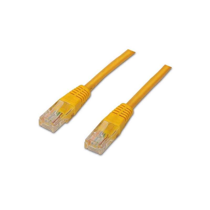 Cavo di rete Aisens Patch Cord RJ45 Cat.6 UTP AWG24 - 3,0 m - 10/100/1000 Mbit/s - Colore giallo Cavo di rete Aisens Patch Cord RJ45 Cat.6 UTP AWG24 - 3,0 m - 10/100/1000 Mbit/s - Colore giallo