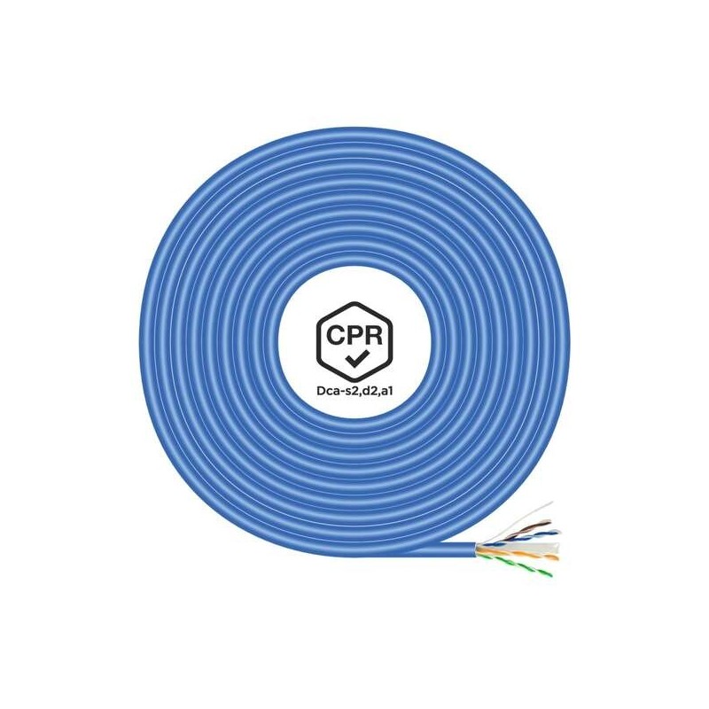 Cavo di rete Aisens RJ45 LSZH CPR Dca CAT.6 UTP AWG24 - 305 m - Cavo blu Cavo di rete Aisens RJ45 LSZH CPR Dca CAT.6 UTP AWG24 - 305 m - Cavo blu