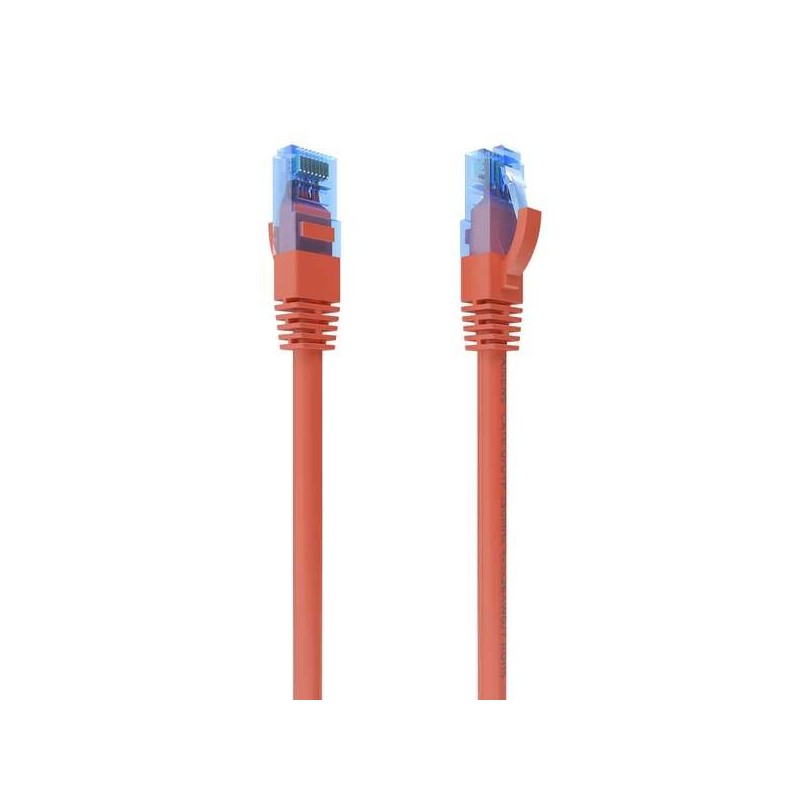 Aisens Cable de Red Latiguillo RJ45 Cat.6 UTP AWG26 CCA - 25cm - Color Rojo