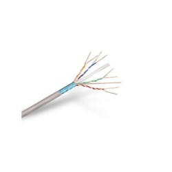 Cavo di rete Aisens RJ45 Cat.6 FTP rigido AWG24 - 305 m Bobina 100% rame per installazione - Colore grigio