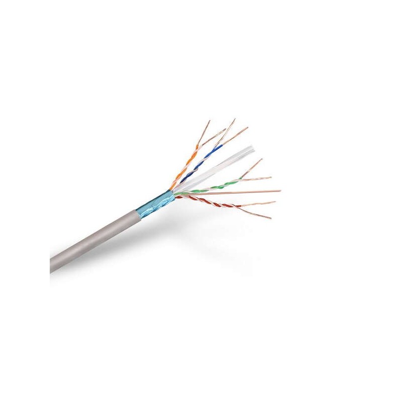 Cavo di rete Aisens RJ45 Cat.6 FTP rigido AWG24 - 305 m Bobina 100% rame per installazione - Colore grigio Cavo di rete Aisens RJ45 Cat.6 FTP rigido AWG24 - 305 m Bobina 100% rame per installazione - Colore grigio