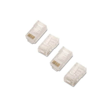 Aisens Confezione da 50 Connettori RJ45 8 Fili Cat.5e AWG24 - Colore Trasparente
