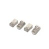 Aisens Confezione da 10 connettori RJ45 FTP a 8 fili Cat.5e AWG24 - Colore Argento