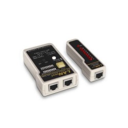 Aisens Testeador para Cable RJ11/RJ12/RJ45 - Coaxial - Color Gris