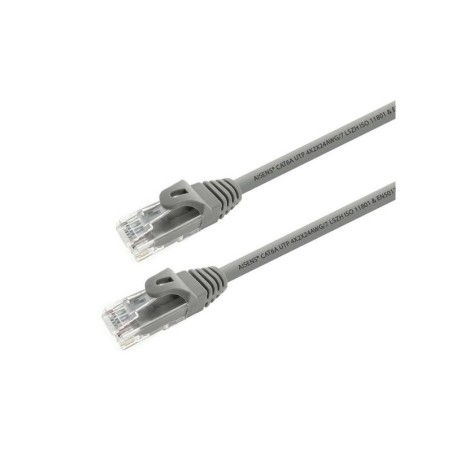 Aisens Cavo di Rete Patch Cord RJ45 LSZH Cat.6A 500 Mhz UTP AWG24 - 3,0 m - Senza alogeni - 10 Gigabit/s - Colore Grigio
