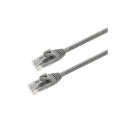 Cavo di rete Aisens Patch Cord RJ45 LSZH Cat.6A 500 Mhz UTP AWG24 - 15m - Senza alogeni - 10 Gigabit/s - Colore Grigio