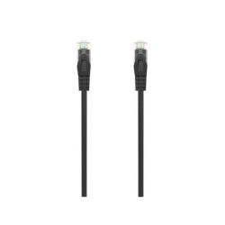 Cavo toppa per cavo di rete Aisens RJ45 LSZH CAT.6A 500 MHZ UTP AWG24 - 30CM - Colore nero