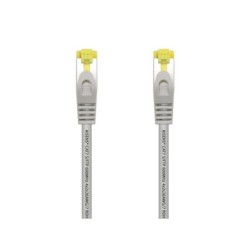 Aisens Cavo di Rete Patch Cord RJ45 LSZH Cat.7 600 Mhz S/FTP PIMF AWG26 - 25cm - Colore Grigio