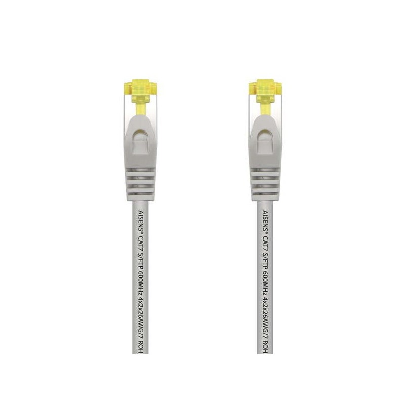 Cavo di rete Aisens Cavo patch RJ45 LSZH Cat.7 600 Mhz S/FTP PIMF AWG26 - 3,0 M - Colore grigio Cavo di rete Aisens Cavo patch RJ45 LSZH Cat.7 600 Mhz S/FTP PIMF AWG26 - 3,0 M - Colore grigio