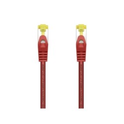 Aisens Cavo di Rete Patch Cord RJ45 LSZH Cat.7 600 MHz S/FTP PIMF AWG26 - 25cm - Colore Rosso