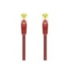 Cavo di rete Aisens Cavo patch RJ45 LSZH Cat.7 600 MHz S/FTP PIMF AWG26 - 2,0 M - Colore rosso