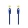 Aisens Cavo di Rete Patch Cord RJ45 LSZH Cat.7 600 MHz S/FTP PIMF AWG26 - 25cm - Colore Blu