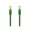 Aisens Cavo di Rete Patch Cord RJ45 LSZH Cat.7 600 MHz S/FTP PIMF AWG26 - 1.0M - Colore Verde