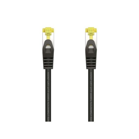Cavo di rete Aisens Cavo patch RJ45 LSZH Cat.7 600 MHz S/FTP PIMF AWG26 - 1,0 M - Colore nero