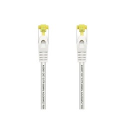 Aisens Cable de Red Latiguillo RJ45 LSZH Cat.7 600 MHz S/FTP PIMF AWG26 - 25cm - Color Blanco