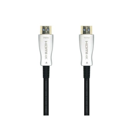 Cavo HDMI Aisens V2.0 AOC (cavo ottico attivo) Premium ad alta velocità/ HEC 4K@60HZ 18 GBPS - A/MA/M - 50 m - Colore nero