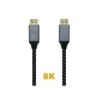 Cavo Aisens Displayport V1.4 8K@60hz - DP/M-DP/M - 0.5m - Colore Grigio