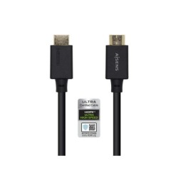 Cavo HDMI Aisens V2.1 certificato Ultra High Speed 8K@60Hz 48Gbps - A/MA/M - 1,5 m - Colore nero