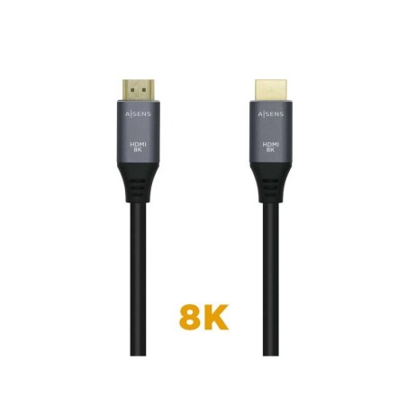 Cavo HDMI Aisens V2.1 Ultra High Speed 8K@60Hz 48Gbps - A/MA/M - 1,5 m - Colore nero