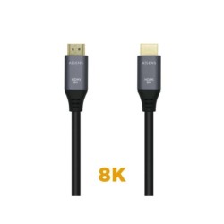 Cavo HDMI Aisens V2.1 Ultra High Speed 8K@60Hz 48Gbps - A/MA/M - 3,0 m - Colore nero