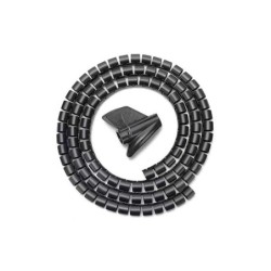 Organizzatore per cavi a spirale Aisens 25 mm - 1,0 m - Nero