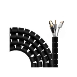 Organizzatore per cavi a spirale Aisens 25 mm - 2,0 m - Nero