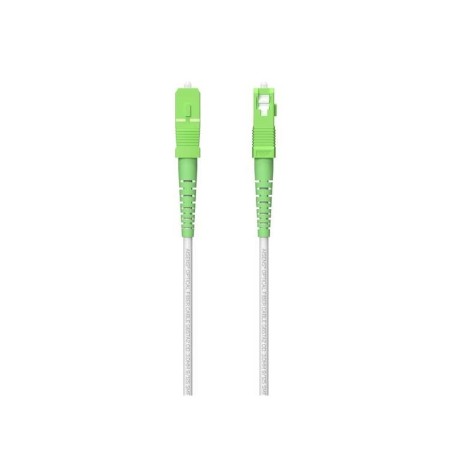 Cavo toppa del cavo in fibra ottica Aisens G657A2 3.0 9/125 SMF Simplex CPR Dca LSZH - SC/APC-SC/APC - 60 m - Colore bianco