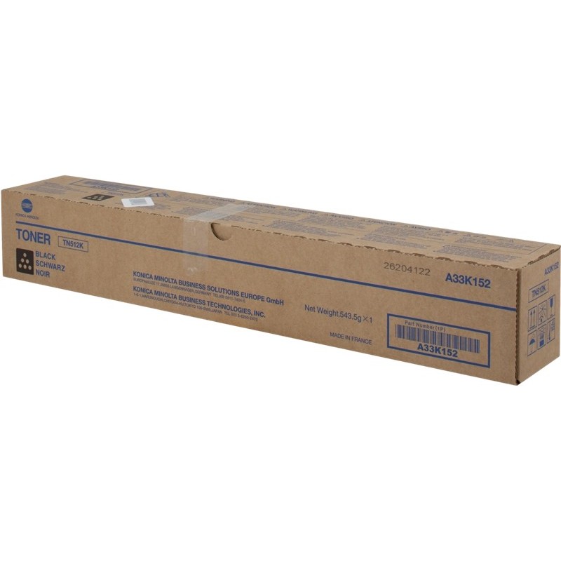 Cartuccia toner nero originale Konica Minolta TN512 - TN512K/A33K152