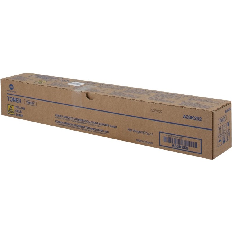 Cartuccia toner giallo originale Konica Minolta TN512 - TN512Y/A33K252