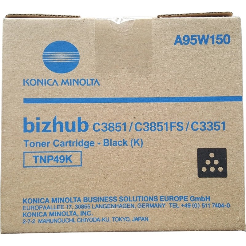 Cartuccia toner nero originale Konica Minolta TNP49 - TNP49K/A95W150