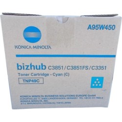 Cartuccia toner originale ciano Konica Minolta TNP49 - TNP49C/A95W450