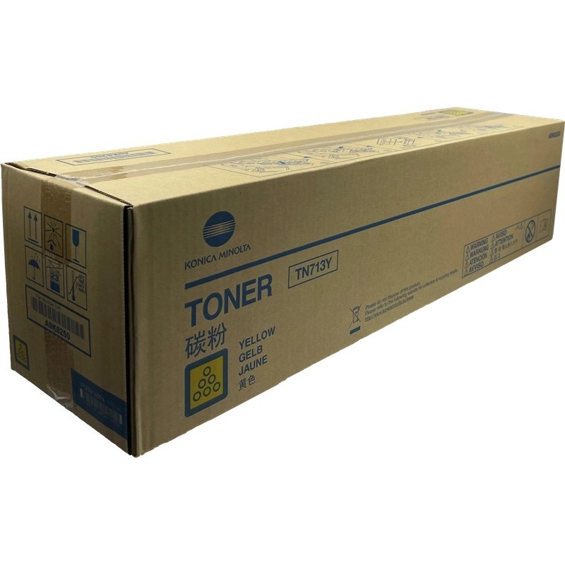 Cartuccia toner giallo originale Konica Minolta TN713 - TN713Y/A9K8250 Cartuccia toner giallo originale Konica Minolta TN713 - TN713Y/A9K8250