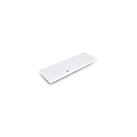 Tastiera USB Urban Factory AKB69UF - IP68 - Antibatterica - Cavo 0,50 m - Colore Bianco