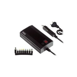 3GO Cargador de Portatil Universal 90W con 9 Adaptadores + Coche