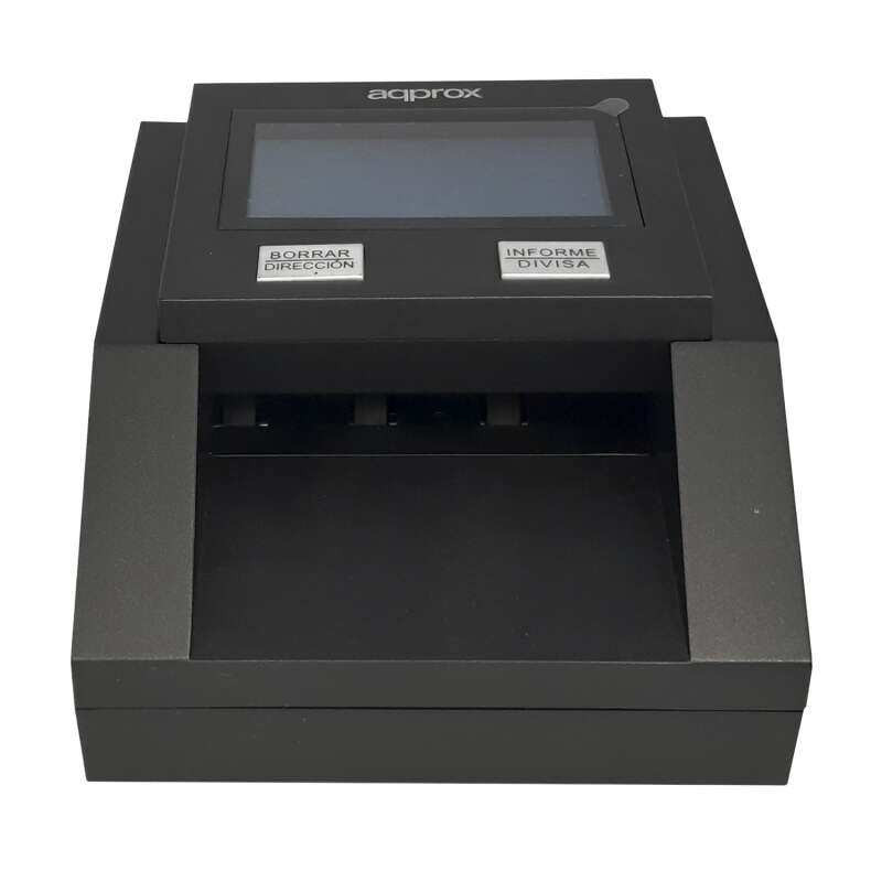 Approx Detector de Billetes Falsos - 7 Sistemas de Verificacion - Deteccion, Recuento por Valor y Tipo - Pantalla LCD Approx Detector de Billetes Falsos - 7 Sistemas de Verificacion - Deteccion, Recuento por Valor y Tipo - Pantalla LCD