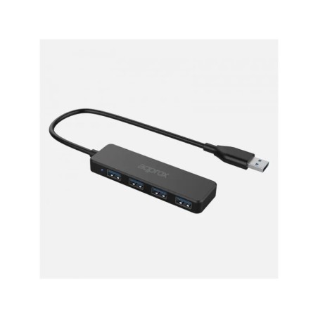 Hub USB 3.0 circa con 4 porte USB 3.0 - Velocità fino a 5 Gbps - Cavo da 15 cm