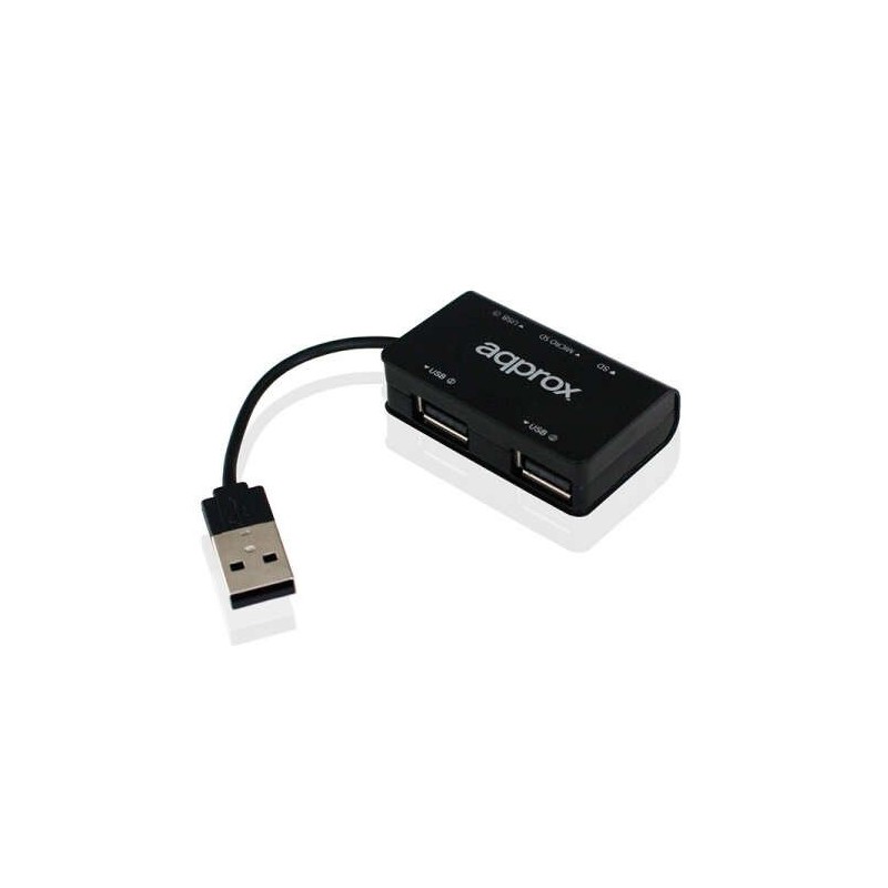 Hub USB 2.0 circa 3 porte USB + lettore di schede Hub USB 2.0 circa 3 porte USB + lettore di schede