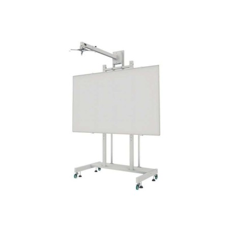 Approx Soporte Movil para Pizarra Interactiva de 80"-120" y Proyector - Ruedas con Freno y Patas Fijas - Peso Max.100kg
