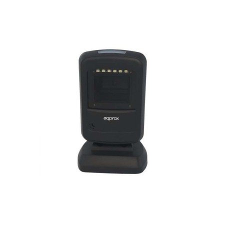 Approx Lector de Codigos de Barras Sobremesa - Indicador LED y Beeper - Disparo Manual y Automatico