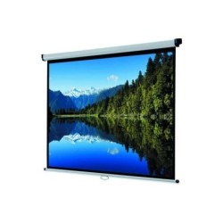 Schermo per proiezione murale manuale approssimativo 180x180 cm - Per soffitto o parete - Arresto automatico: regolabile a quals
