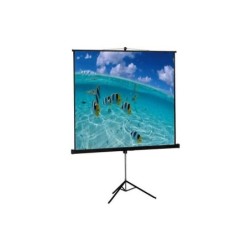 Schermo per proiezione approssimativo con treppiede 200x200 cm - Formati: 1:1, 4:3 e 16:9 - Materiale ignifugo