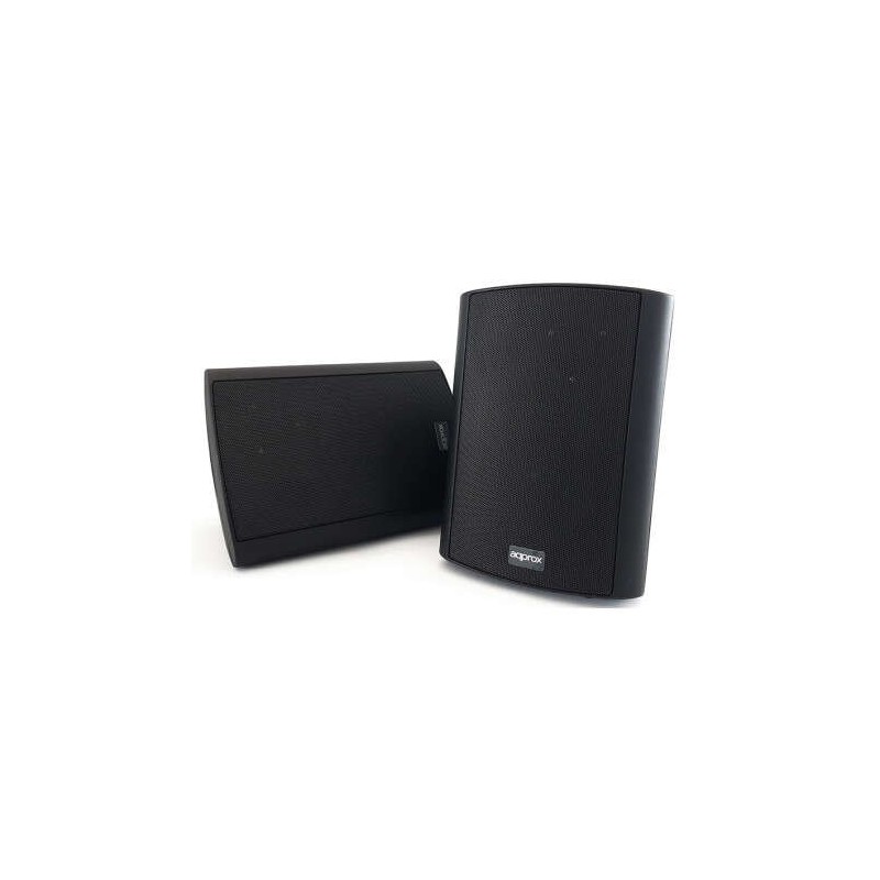 Approx Altavoces Autoamplificados 60W RMS Bluetooth - RCA, Jack 3.5mm, 5 Pin - Incluye Soportes de Pared - Color Negro Approx Altavoces Autoamplificados 60W RMS Bluetooth - RCA, Jack 3.5mm, 5 Pin - Incluye Soportes de Pared - Color Negro