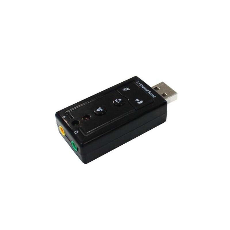 Scheda audio USB da circa 7,1 pollici: ingresso per microfono e altoparlante Scheda audio USB da circa 7,1 pollici: ingresso per microfono e altoparlante
