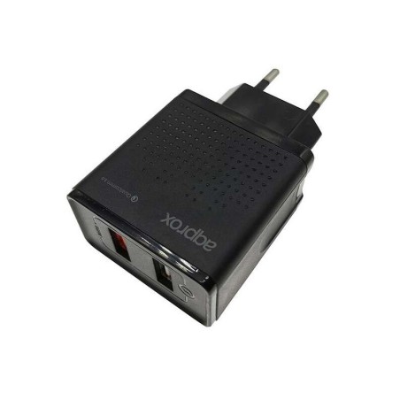 Approx Cargador de Pared de Carga Rapida - 2 Puertos USB