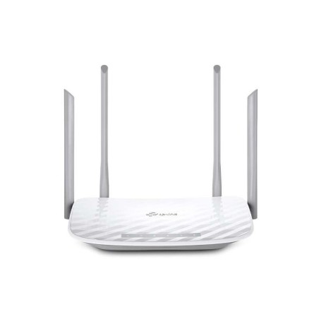 TP-LINK Archer C5 V4 Router Inalambrico Gigabit de Doble Banda AC1200 - 4 Antenas Externas - USB 2.0 - Multi-SSID - Color Blanco