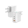 Caricabatterie Aisens GAN 100W - 2xUSB-C PD3.0 QC4.0 QC5.0 - 1xUSB-A QC3.0 - Bianco