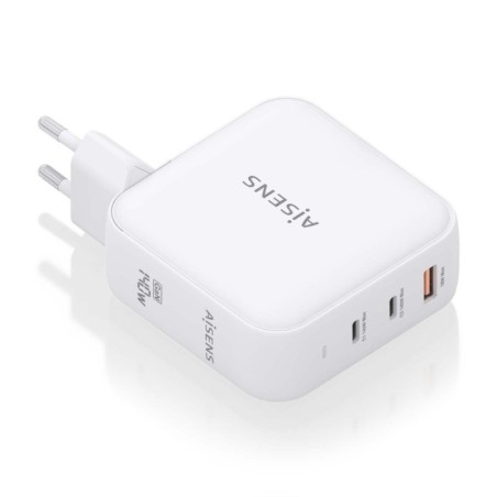 Caricabatterie Aisens GAN 140W - 2xUSB-C PD3.1 QC4.0 - 1xUSB-A QC3.0